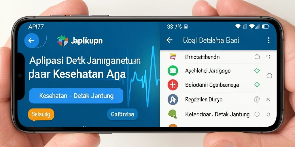 Antarmuka API77 yang mudah dipahami untuk detak jantung.