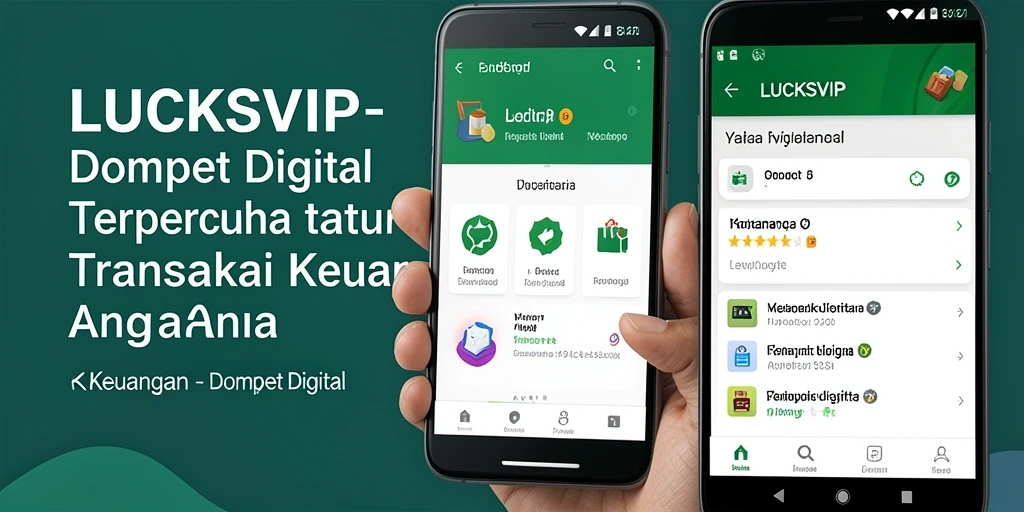Tampilan antarmuka LUCKSVIP yang user-friendly dan modern.