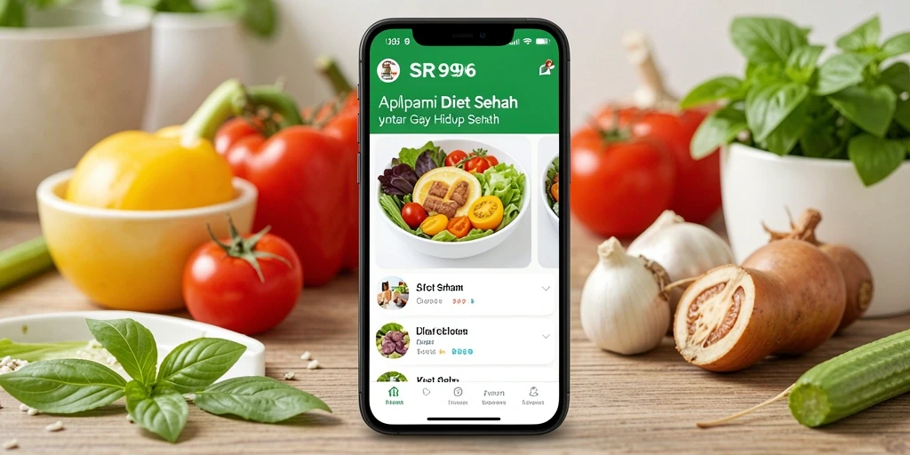 Antarmuka SR996 yang sederhana dan intuitif untuk digunakan dalam diet sehat.